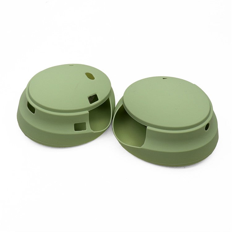 For Bose QuietComfort 35 II 1 Pair Silicone Case Headphone Ear Pads Protective Cover - Light Green