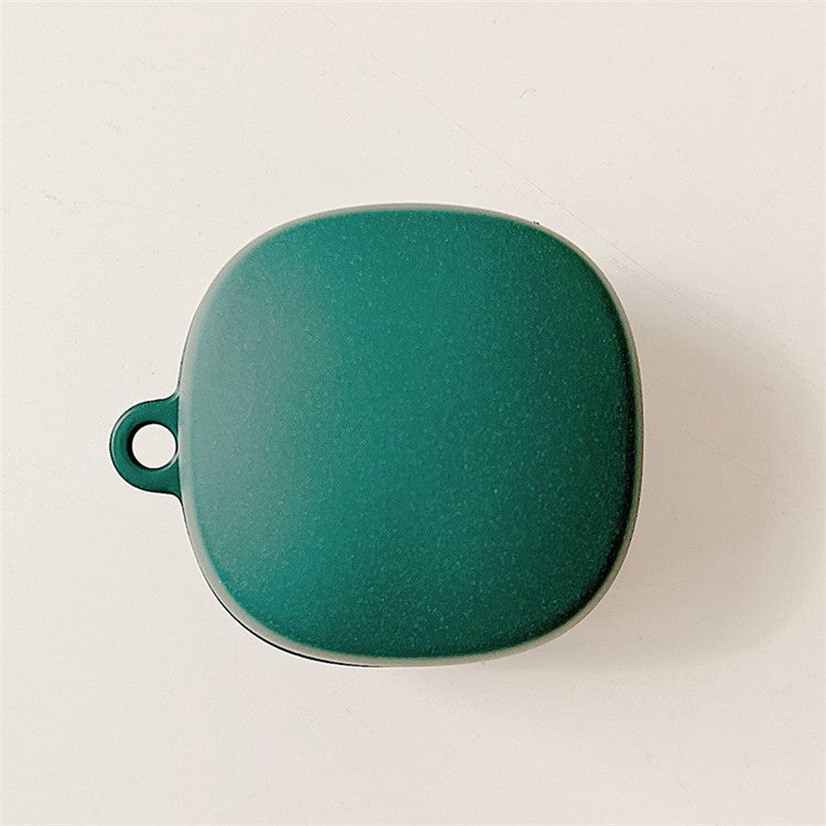 For Baseus WM02 Bluetooth Matte Anti-fingerprint Hard PC Bluetooth Earphone Case Protection Shell - Blackish Green