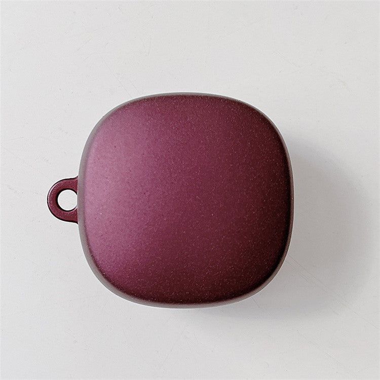 For Baseus WM02 Bluetooth Matte Anti-fingerprint Hard PC Bluetooth Earphone Case Protection Shell - Wine Red