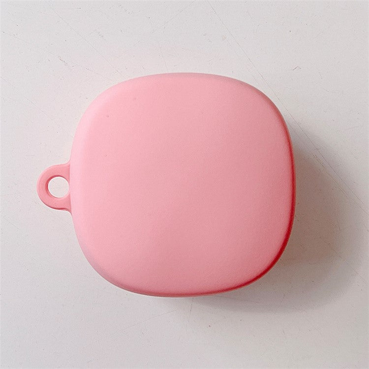 For Baseus WM02 Bluetooth Matte Anti-fingerprint Hard PC Bluetooth Earphone Case Protection Shell - Pink