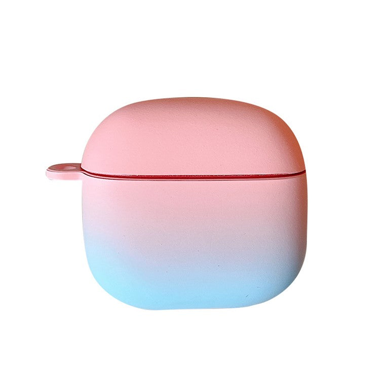 For SoundPEATS Air3 Gradient Frosted Hard PC Protective Case Bluetooth Earphone Anti-dust Anti-drop Cover - Pink / Blue