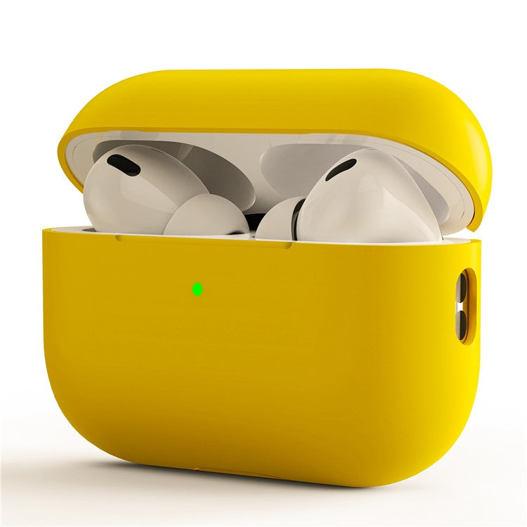 For AirPods Pro (Gen 2) (USB-C) / AirPods Pro 2 Earphone Case Separating Case Design Shockproof Soft Silicone Cover - Yellow