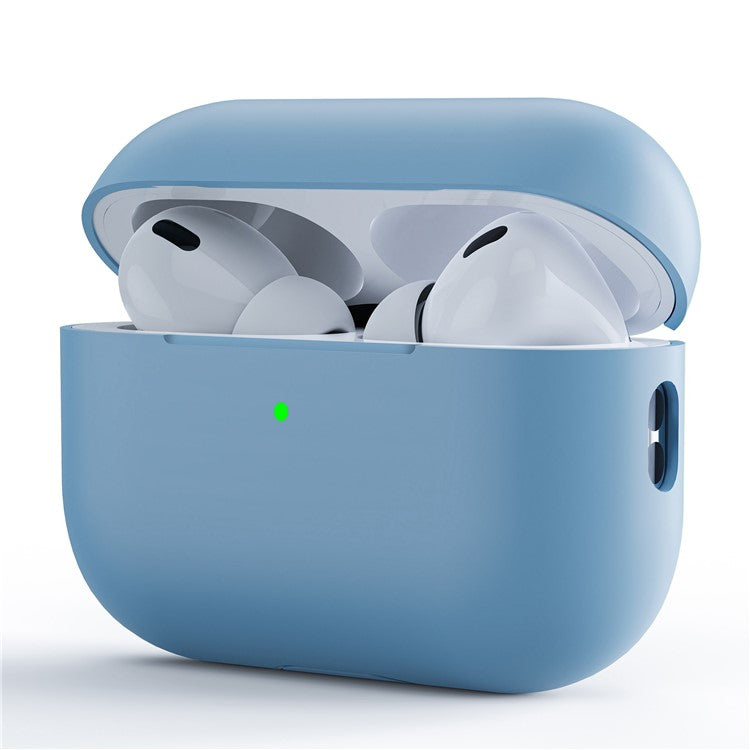 For AirPods Pro (Gen 2) (USB-C) / AirPods Pro 2 Earphone Case Separating Case Design Shockproof Soft Silicone Cover - Baby Blue