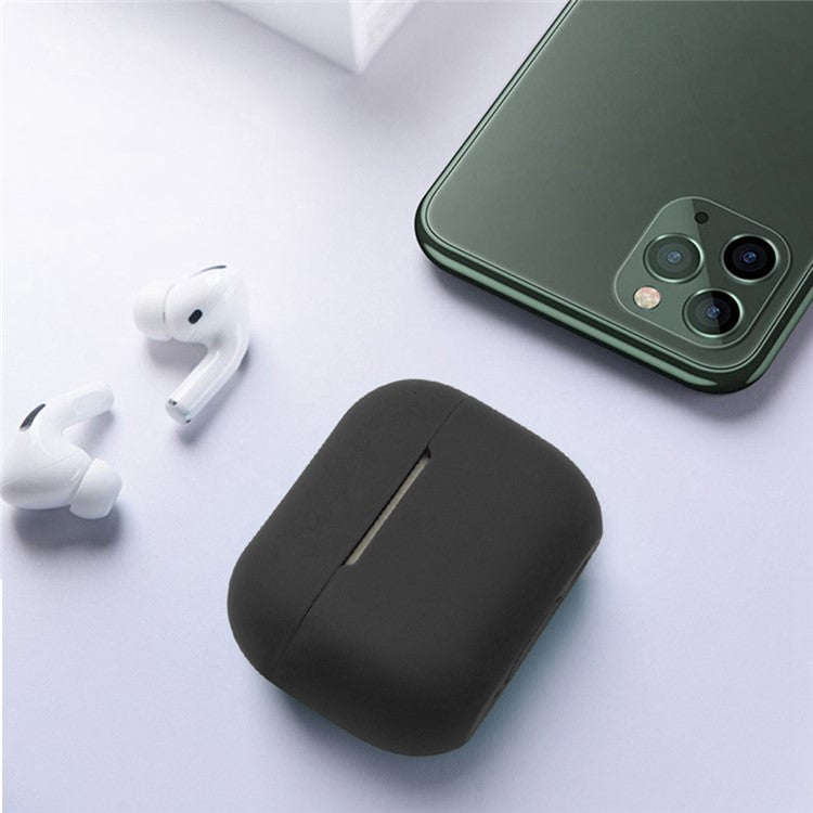 3 in 1 For Apple AirPods Pro 2 Charging Case Cover Earbuds Protective Silicone Case Set with Headset Holder / Anti-lost Neck Strap - White