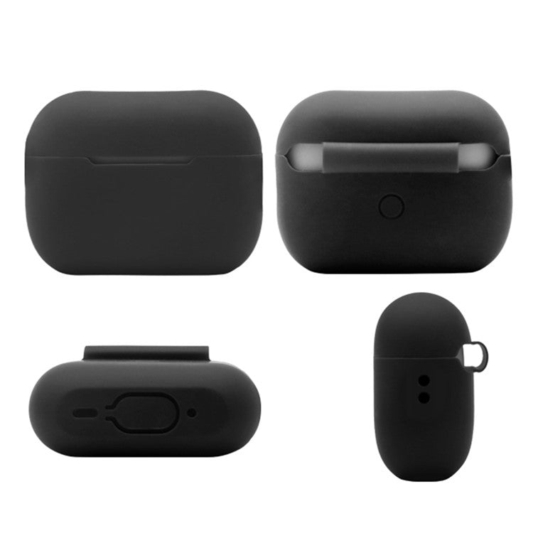 3 in 1 For Apple AirPods Pro 2 Charging Case Cover Earbuds Protective Silicone Case Set with Headset Holder / Anti-lost Neck Strap - White