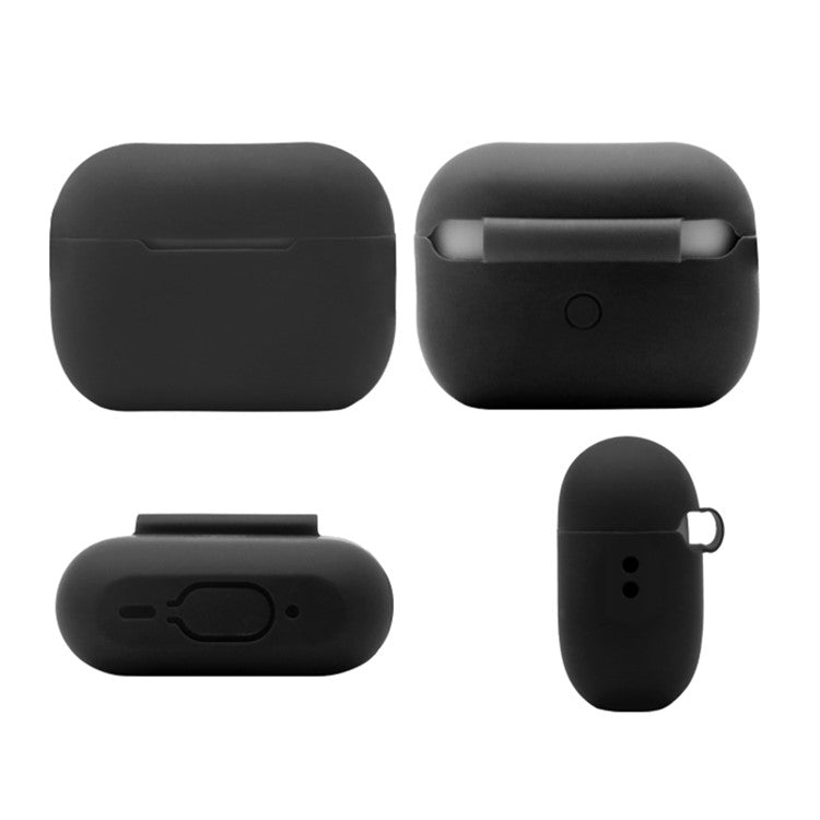 For AirPods Pro 2 Bluetooth Earphone Flexible Silicone Protective Case Anti-drop Anti-scratch Cover - White