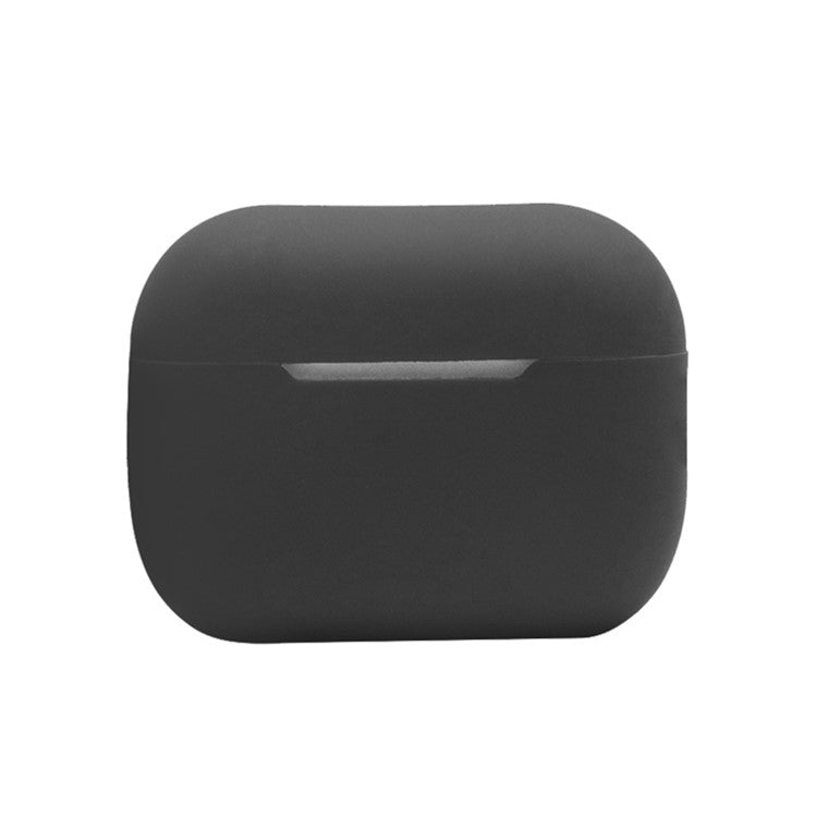 For AirPods Pro 2 Bluetooth Earphone Flexible Silicone Protective Case Anti-drop Anti-scratch Cover - Black