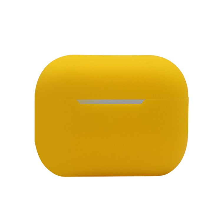 For AirPods Pro 2 Bluetooth Earphone Flexible Silicone Protective Case Anti-drop Anti-scratch Cover - Yellow