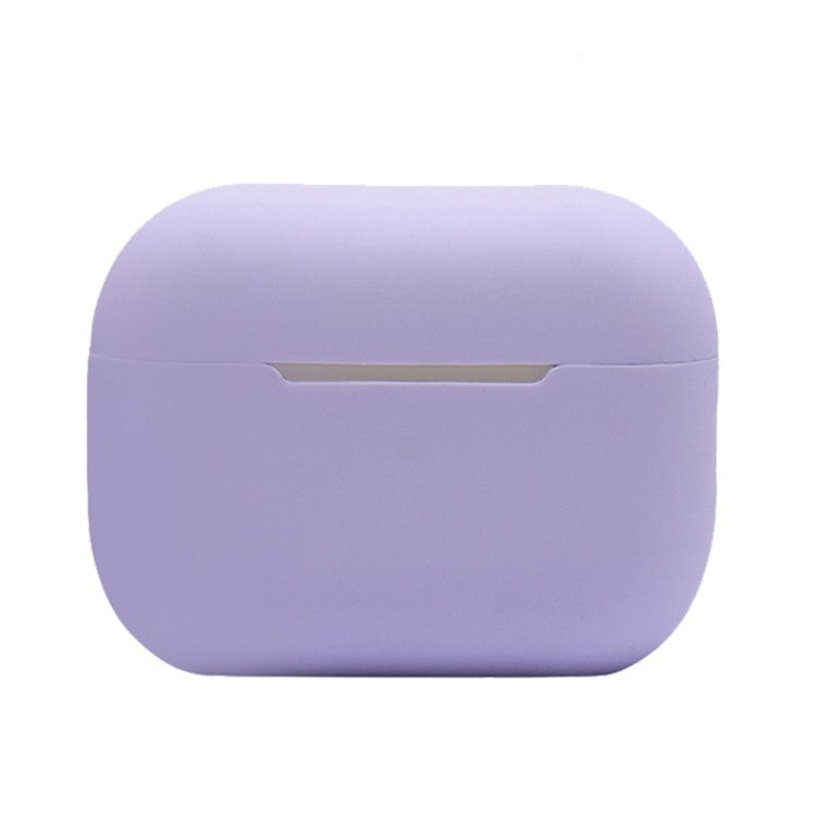 For AirPods Pro 2 Bluetooth Earphone Flexible Silicone Protective Case Anti-drop Anti-scratch Cover - Light Purple