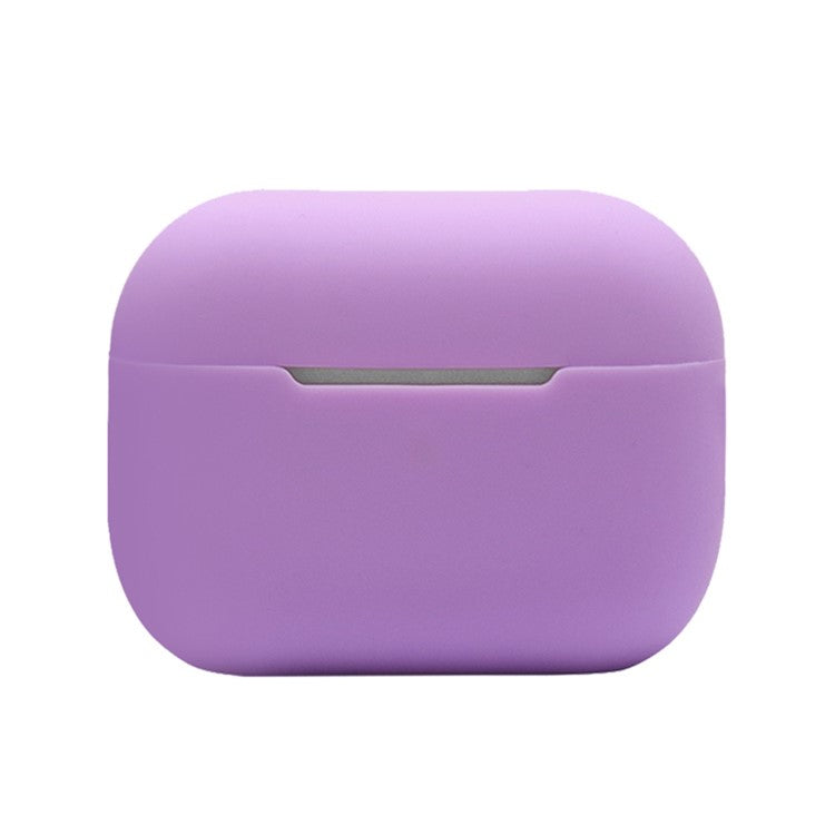 For AirPods Pro 2 Bluetooth Earphone Flexible Silicone Protective Case Anti-drop Anti-scratch Cover - Dark Purple