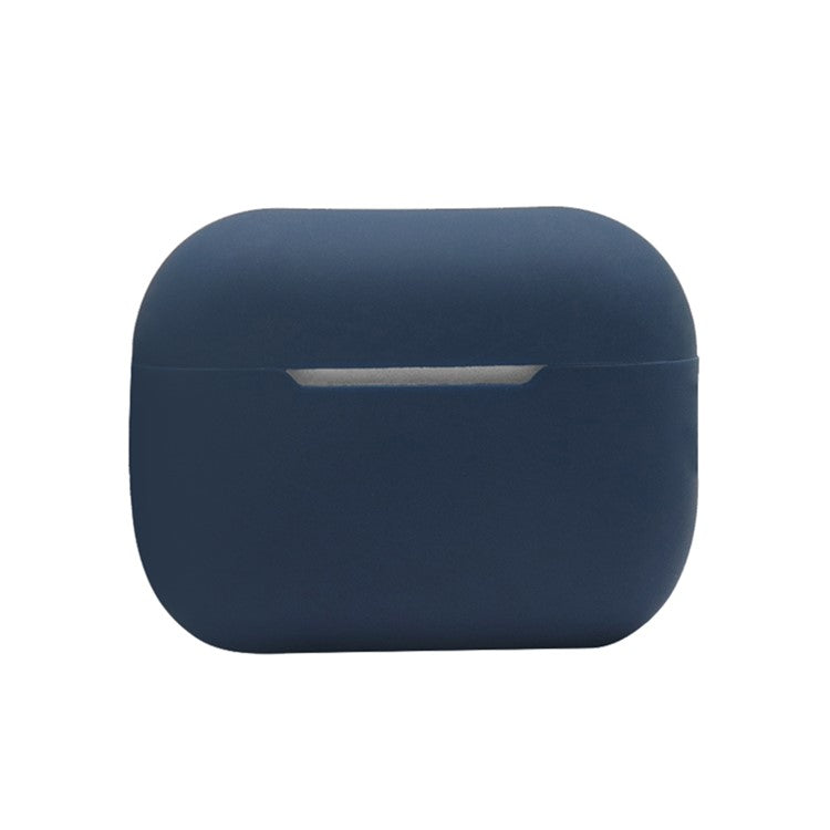 For AirPods Pro 2 Bluetooth Earphone Flexible Silicone Protective Case Anti-drop Anti-scratch Cover - Midnight Blue