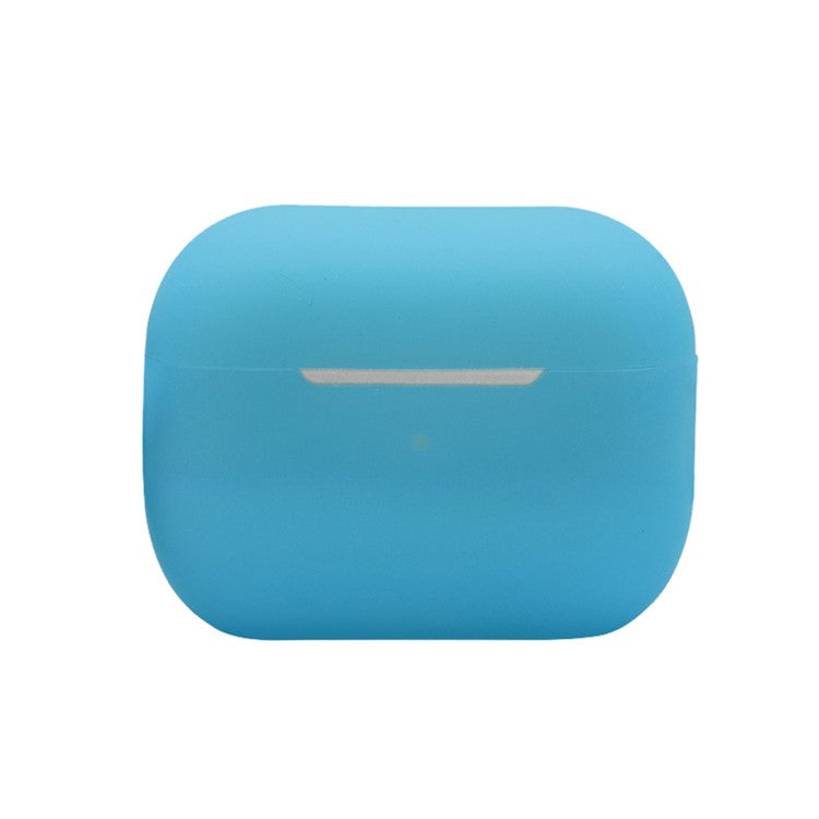 For AirPods Pro 2 Bluetooth Earphone Flexible Silicone Protective Case Anti-drop Anti-scratch Cover - Luminous Blue