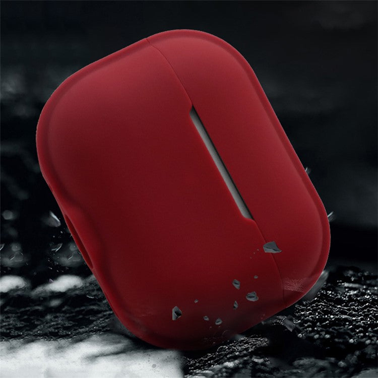 For AirPods Pro 2 Charging Case Cover Anti-Fall Silicone Case Bluetooth Headset Protector - Red