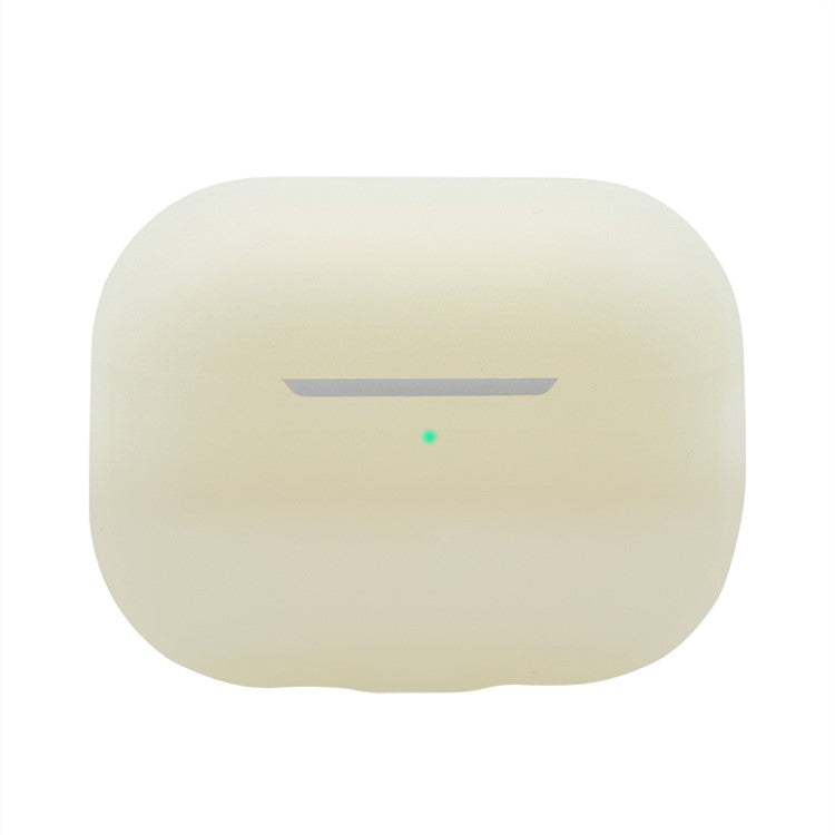 For AirPods Pro 2 Charging Case Cover Anti-Fall Silicone Case Bluetooth Headset Protector - Luminous Green