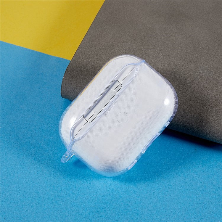 For AirPods Pro (Gen 2) (USB-C) / Pro 2 Charging Case Cover Anti-Fall TPU Case Bluetooth Headset Protector - Transparent