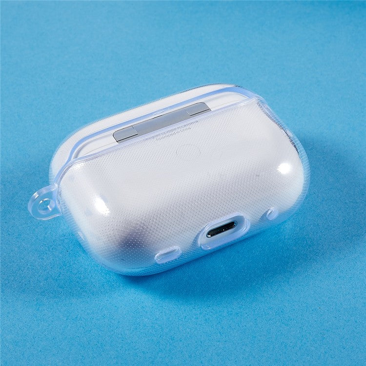 For AirPods Pro (Gen 2) (USB-C) / Pro 2 Charging Case Cover Anti-Fall TPU Case Bluetooth Headset Protector - Transparent