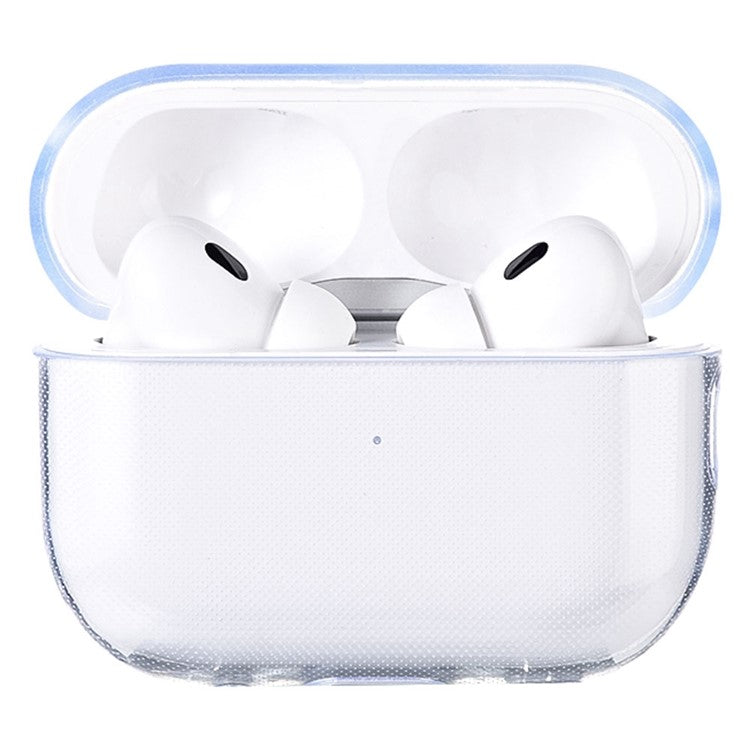 For AirPods Pro (Gen 2) (USB-C) / Pro 2 Transparent Soft TPU Protective Case TWS Bluetooth Earphone Anti-drop Cover