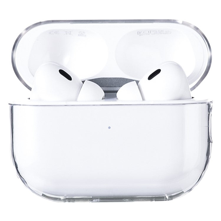 For AirPods Pro (Gen 2) (USB-C) / Pro 2 Transparent PC Protective Case Wireless Earphone Anti-dust Anti-drop Cover