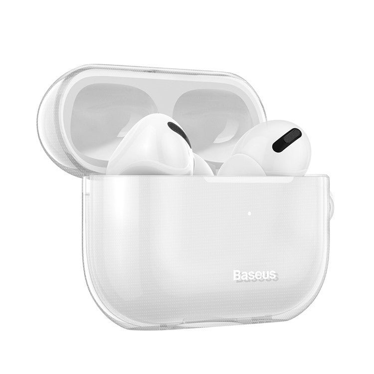 BASEUS Crystal Series Transparent Case for Apple AirPods Pro 2, Anti-yellowing TPU Anti-drop Earphone Protective Cover