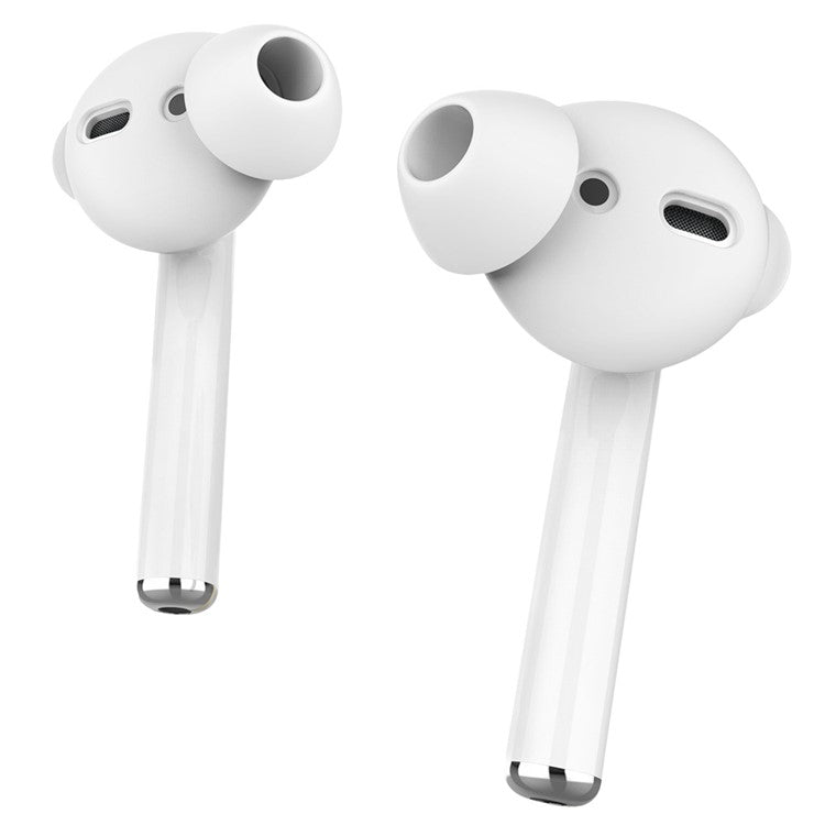 AHASTYLE PT66 for Apple AirPods with Charging Case (2016) / (2019) 3 Pairs Silicone Earbuds Cap Size: S - Baby Blue