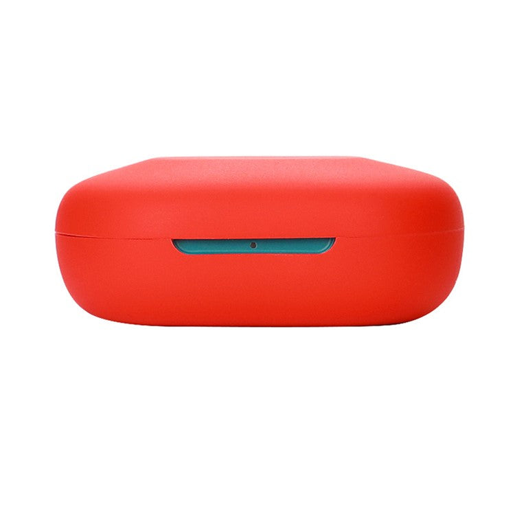 For JLab Go Air Sport Anti-dust Wireless Bluetooth Earphone Protective Sleeve Washable Silicone Cover - Red