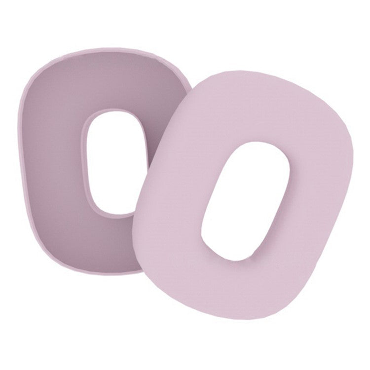 1 Pair for AirPods Max 2024 (USB-C) / Max Headphone Silicone Ear Cap Cover Earpad Protective Shell - Pink