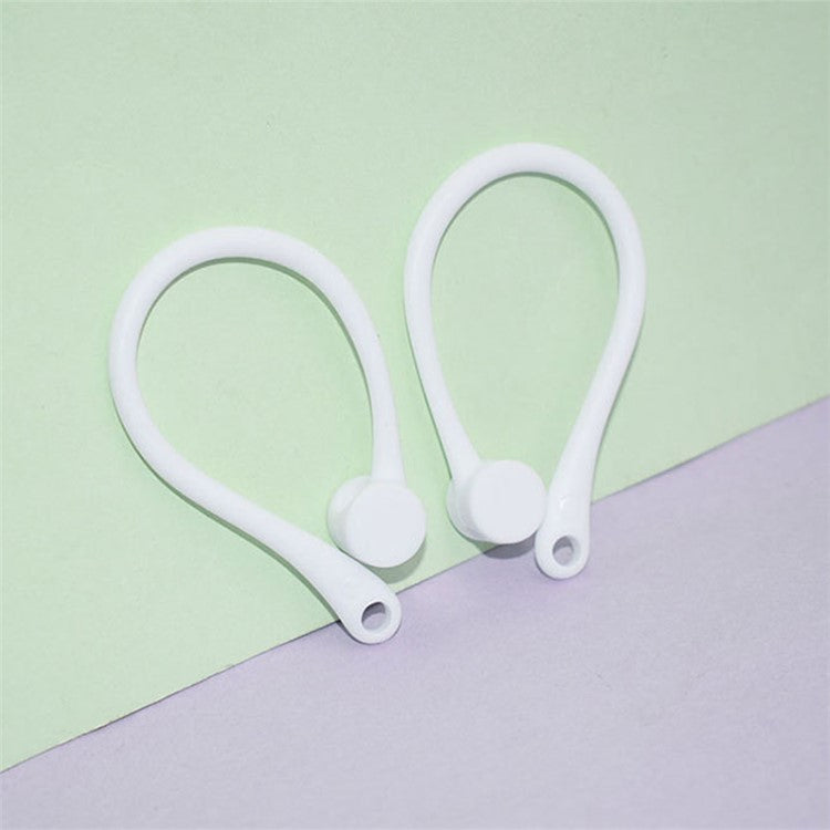 For Apple AirPods 3 Silicone Protective Cover Anti-lost Rope Hanging Buckle Ear Hook 8-in-1 Accessories Kit - Blackish Green