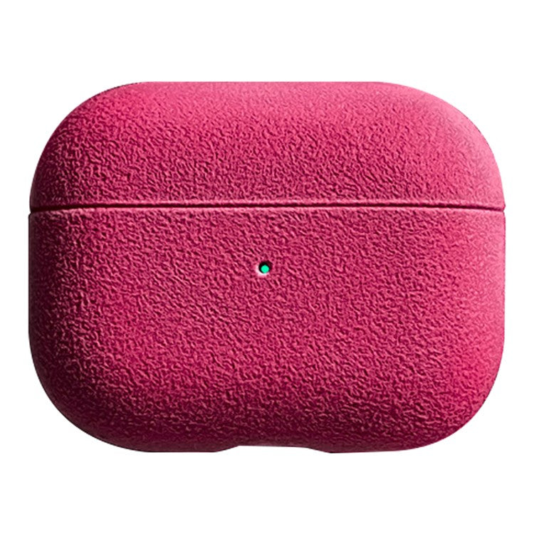 Shockproof Case for Apple AirPods Pro Suede Leather Case Bluetooth Headset Cover - Rose