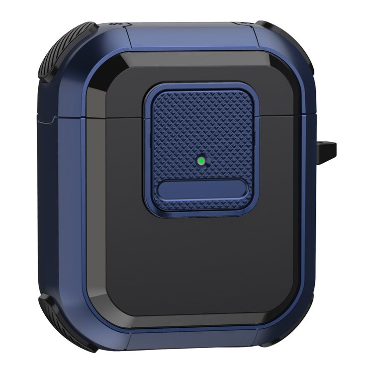 For Apple AirPods with Charging Case (2016) / (2019) / AirPods with Wireless Charging Case (2019) TPU PC Cover - Blue