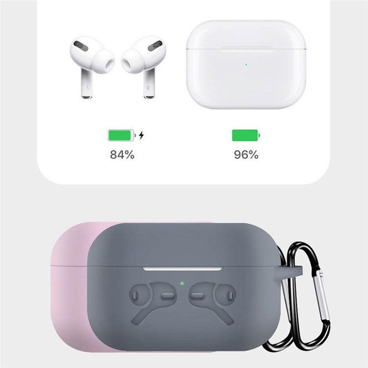 5-in-1 Silicone Case for Apple AirPods Pro Protective Case Set with Neck Strap, Earphone Holder - Mint Green