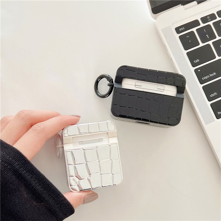 TPU Case for Apple AirPods with Charging Case (2016) / (2019) / AirPods with Wireless Charging Case (2019) Gem Docor Earphone Cover - Silver