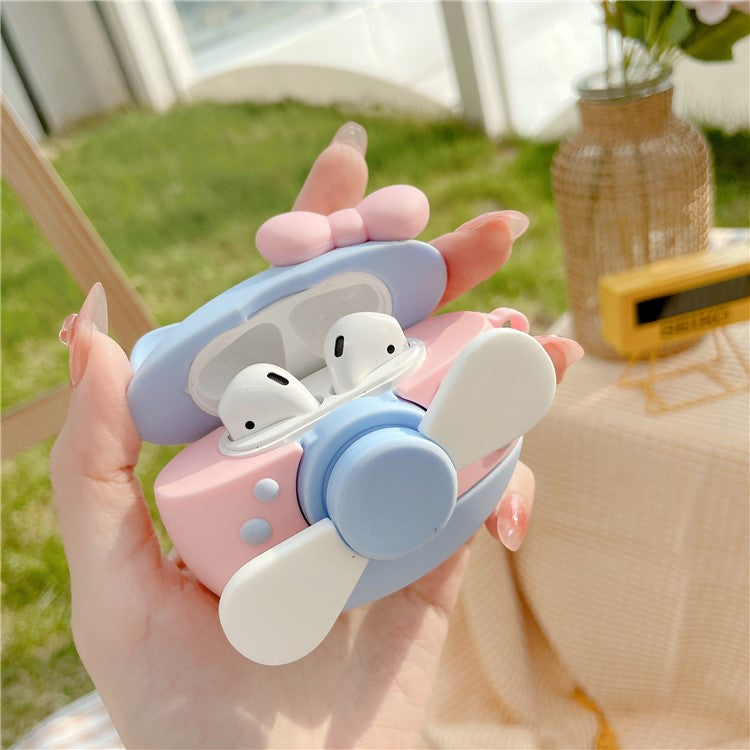 Earphones Case for Apple AirPods with Charging Case (2016) / (2019) / AirPods with Wireless Charging Case (2019) Silicone Cover with Carabiner