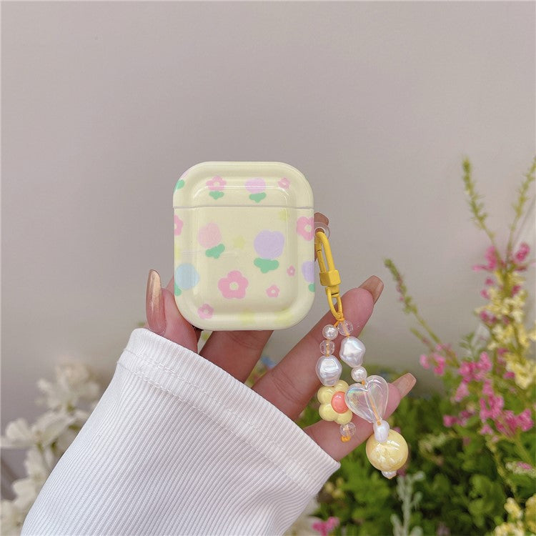 TPU Case for AirPods with Charging Case (2016) / (2019) / AirPods with Wireless Charging Case (2019) Earphone Cover with Pendant