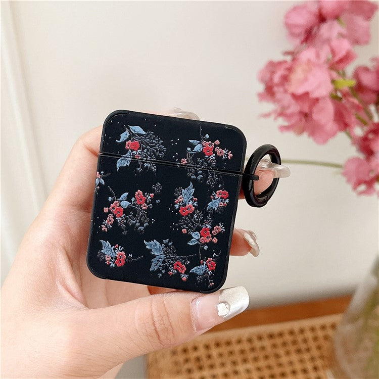 Earbud Case for Apple AirPods with Charging Case (2016) / (2019) / AirPods with Wireless Charging Case (2019) Leather+TPU Earphone Cover