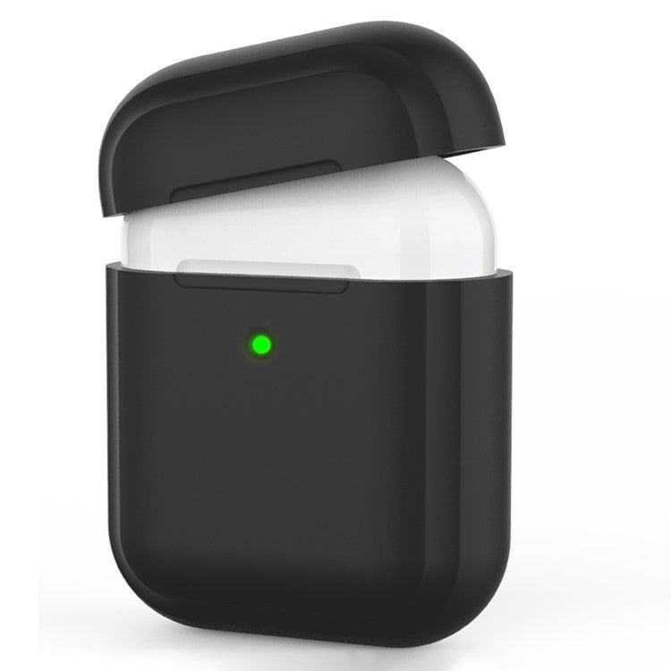 AHASTYLE PT88 Silicone Case for AirPods with Charging Case (2016) / (2019) / AirPods with Wireless Charging Case (2019) Earphone Cover - Black