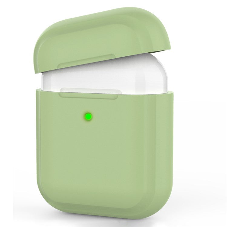 AHASTYLE PT88 Silicone Case for AirPods with Charging Case (2016) / (2019) / AirPods with Wireless Charging Case (2019) Earphone Cover - Green