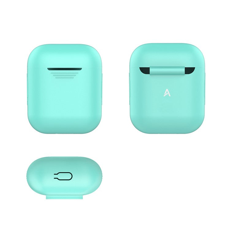 AHASTYLE PT02-3 Silicone Case for AirPods with Charging Case (2016) / (2019) / AirPods with Wireless Charging Case (2019) Bluetooth Earbud Cover - Mint Green