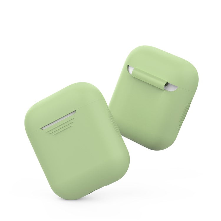 AHASTYLE PT02-3 Silicone Case for AirPods with Charging Case (2016) / (2019) / AirPods with Wireless Charging Case (2019) Bluetooth Earbud Cover - Green