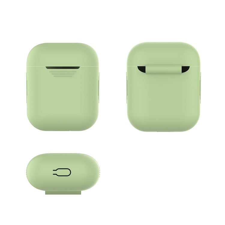 AHASTYLE PT02-3 Silicone Case for AirPods with Charging Case (2016) / (2019) / AirPods with Wireless Charging Case (2019) Bluetooth Earbud Cover - Green