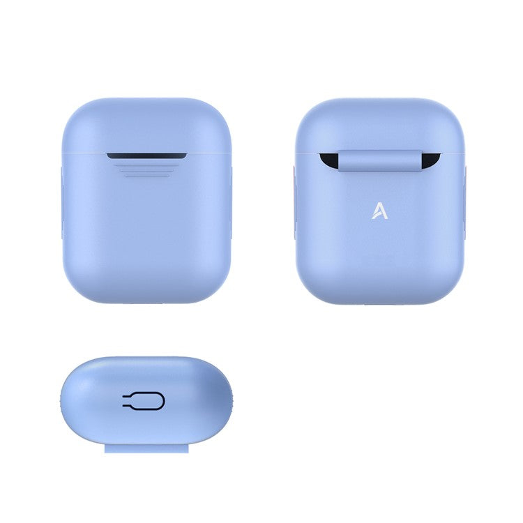 AHASTYLE PT02-3 Silicone Case for AirPods with Charging Case (2016) / (2019) / AirPods with Wireless Charging Case (2019) Bluetooth Earbud Cover - Sky Blue