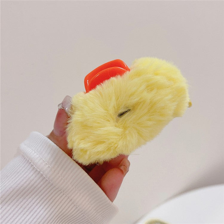 Earphone Case for AirPods with Charging Case (2016) / (2019) / AirPods with Wireless Charging Case (2019) Plush Earbud Cover - Cute Duck