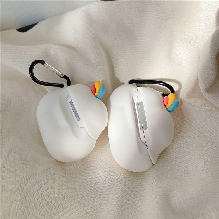 Silicone Case for AirPods with Charging Case (2016) / (2019) / AirPods with Wireless Charging Case (2019) Cloud Design Earphone Cover