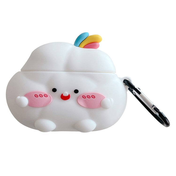 For Apple AirPods Pro / Pro 2 Earphone Case Cute Cloud Design Bluetooth Earbud Silicone Cover