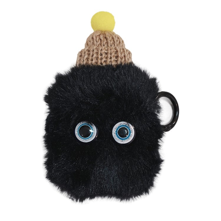 For Apple AirPods with Charging Case (2016) / (2019) / AirPods with Wireless Charging Case (2019) Case Fluffy Little Demon Cover - with Hat