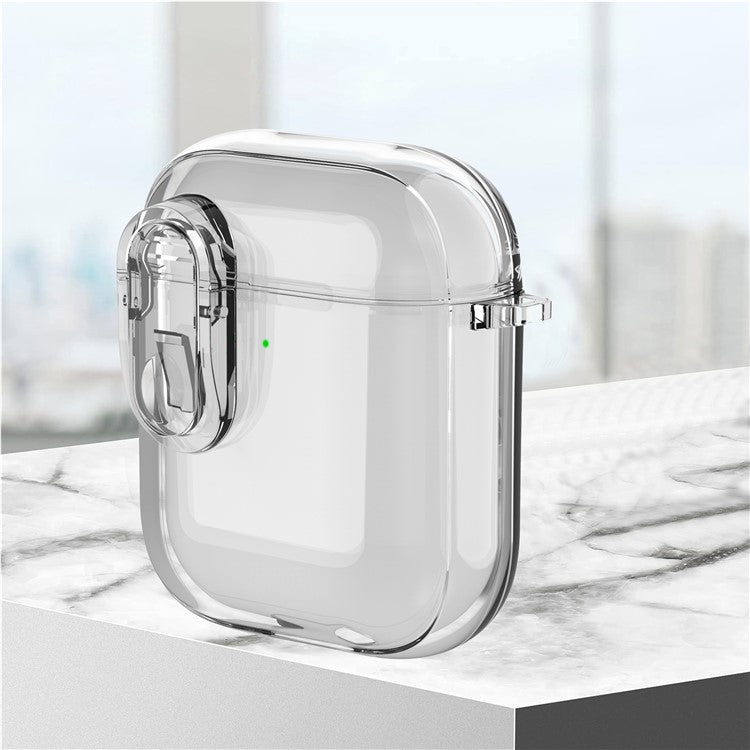 For Apple AirPods with Charging Case (2016) / (2019) / AirPods with Wireless Charging Case (2019) Case Clear Earphone Cover - Transparent