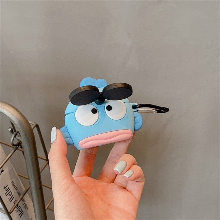 Clownfish Silicone Cover for AirPods with Charging Case (2016)  /  (2019)  /  AirPods with Wireless Charging Case (2019) Protective Case