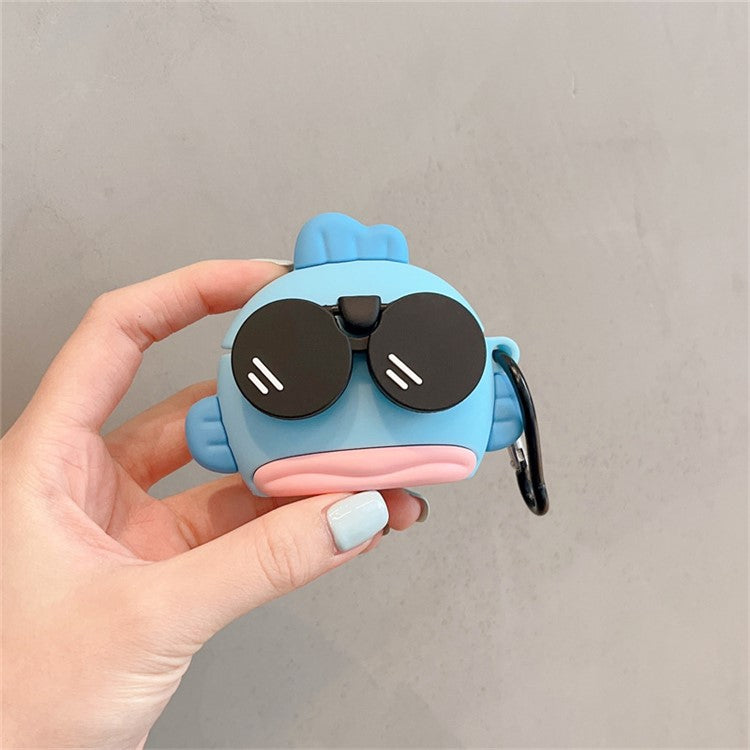 Clownfish Silicone Cover for AirPods with Charging Case (2016)  /  (2019)  /  AirPods with Wireless Charging Case (2019) Protective Case