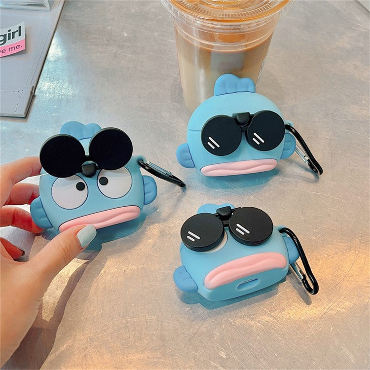 Clownfish Silicone Cover for AirPods with Charging Case (2016)  /  (2019)  /  AirPods with Wireless Charging Case (2019) Protective Case