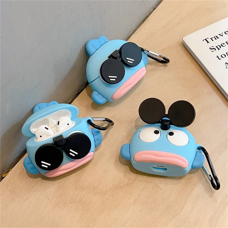 Clownfish Silicone Cover for AirPods with Charging Case (2016)  /  (2019)  /  AirPods with Wireless Charging Case (2019) Protective Case