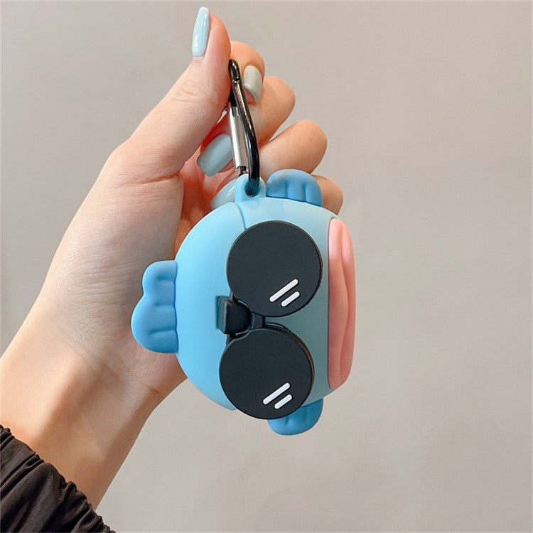 For AirPods Pro 2 / AirPods Pro Cartoon Clownfish Cover Anti-drop Silicone Earphone Case with Hanging Buckle